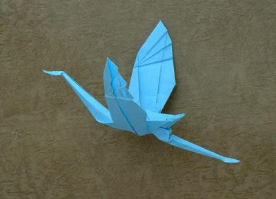 L‘origami japonais utilise beaucoup de figures d‘animaux