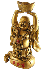 Le bouddha rieur apporte bonheur et fortune