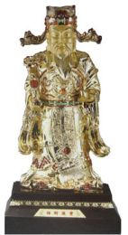 statuette feng shui caishen