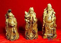 statuettes des 3 divinités chinoises